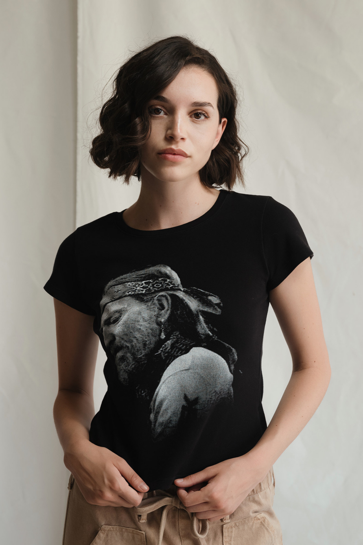 People of Leisure Willie Nelson Just Breathe graphic tee top, casual cotton T-shirt with printed design, relaxed fit for everyday wear