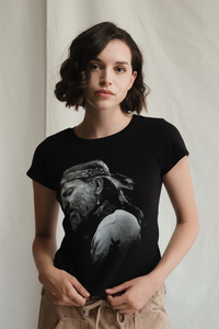 People of Leisure Willie Nelson Just Breathe graphic tee top, casual cotton T-shirt with printed design, relaxed fit for everyday wear