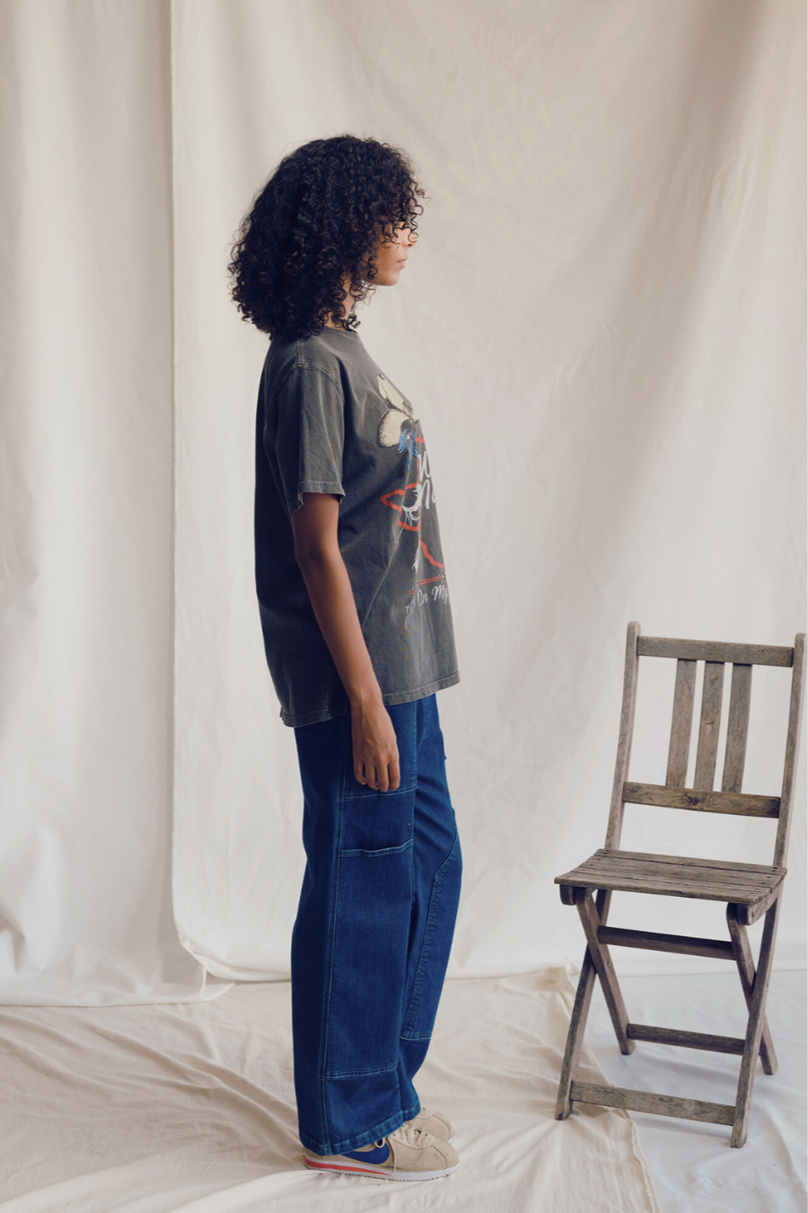 Women’s graphic T-shirt by People of Leisure featuring Willie Nelson’s "Always On My Mind" design on a casual tee.