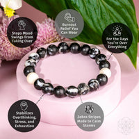 Permission to Pause - The Zebra Jasper Bracelet