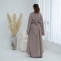 Pleated Batwing Sleeve Maxi Dress(MS453)