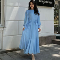 Pleated Tiered Maxi Dress(MS466)