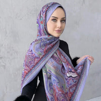 Printed Hijab Scarf(MH239)