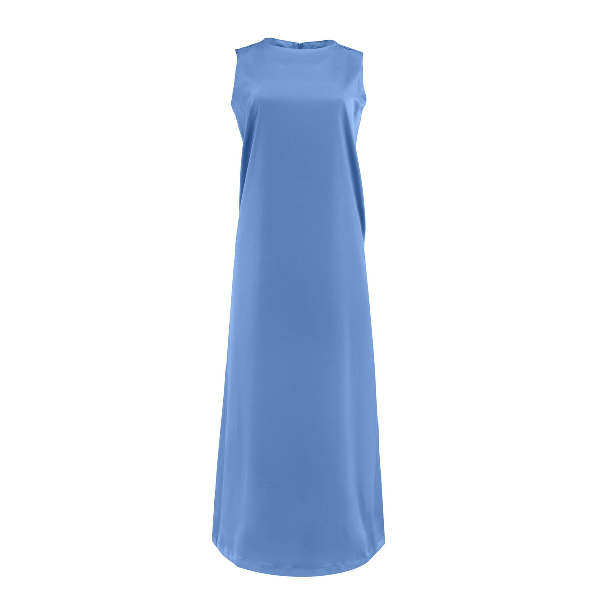 Profile NYC slip dress, lightweight and sleek, shown in soft fabric with spaghetti straps and a minimalist design.