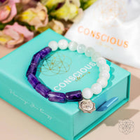Pure Luck - Horseshoe Amethyst Bracelet