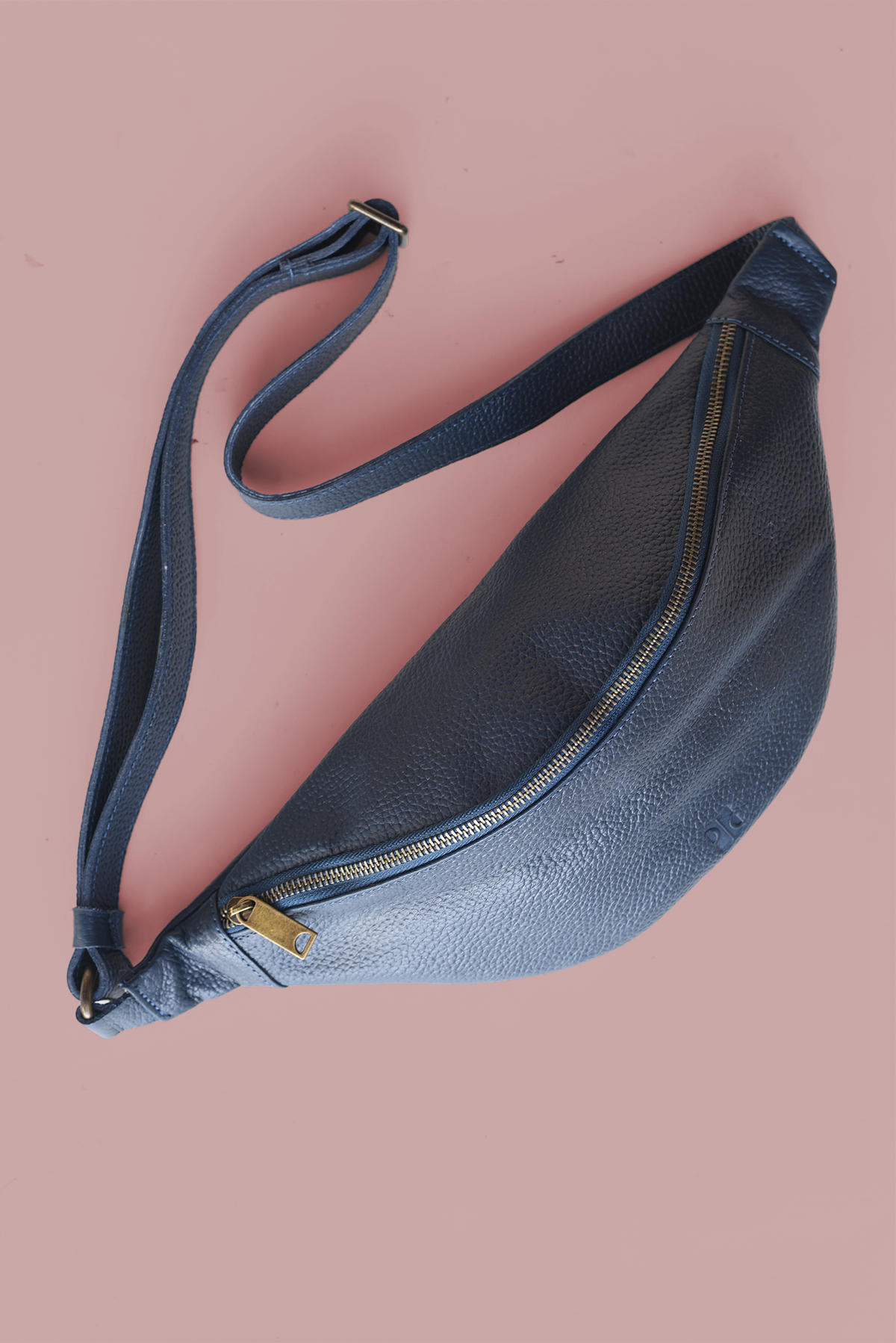 Blue Purse & Clutch sling bag fanny pack with adjustable strap and compact design, perfect for everyday use.