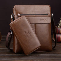 Black Rirati men's backpacks set with two stylish, versatile business and trendy fashion backpacks in a sleek design.