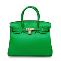 Women's Rirati First Layer Cowhide Leather Handbag with white finish and 35cm strap, portable design and stylish appearance