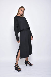 Pair of Zoe Pants from SIMPLY MILA Modern Women's Clothing, stylish bottoms with a comfortable fit and sleek design.