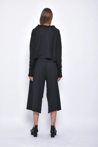 Back view of SIMPLY MILA Zoe Pants in stylish women's bottoms, featuring a tailored fit and modern design.
