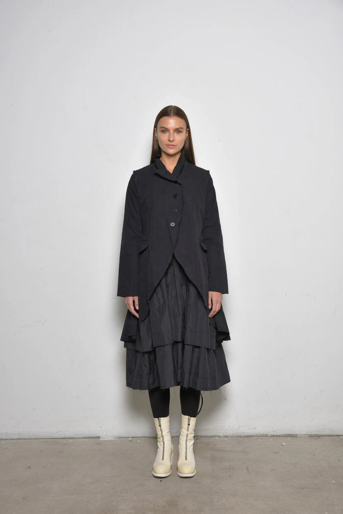 Simply Mila Imperial Coat, stylish women's outerwear with a tailored fit and classic design, shown in a neutral color.
