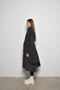 Simply Mila modern women's imperial coat, stylish outerwear with a tailored fit and classic design, shown in the image.