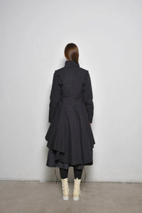Simply Mila Imperial Coat for women, stylish modern outerwear in a sleek design, shown in a neutral color.