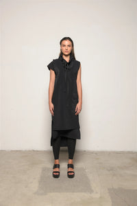 Simple black Evolution dress from SIMPLY MILA Modern Women's Clothing, featuring a stylish, fitted silhouette.