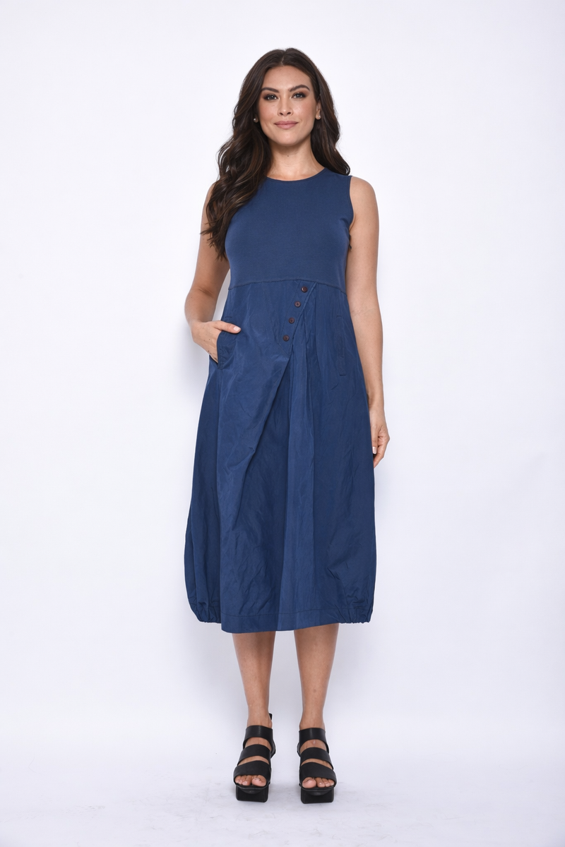 Sleeveless Errand Dress by SIMPLY MILA in a casual, sleeveless style with a relaxed fit, perfect for everyday wear.