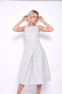 Sleeveless errand dress by SIMPLY MILA featuring a casual fit and simple design, perfect for everyday wear.