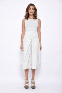 Sleeveless errand dress from SIMPLY MILA, featuring a casual fit, lightweight fabric, and stylish design for modern women's dressing.
