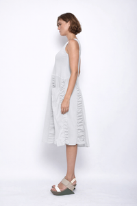 Sleeveless Ophelia Dress by SIMPLY MILA Modern Women's Clothing, featuring a flowy silhouette and stylish design.