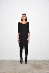 Elegant Berlin dress by SIMPLY MILA Modern Women's Clothing, showcasing a stylish, flowing design perfect for casual or semi-formal wear.
