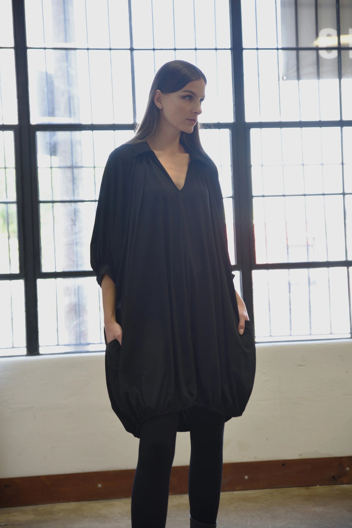 Elegant Poetry Dress from SIMPLY MILA Modern Women's Clothing, featuring a flowing design and feminine style.