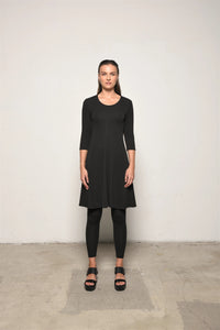 SIMPLY MILA modern women's Traveler Dress, lightweight and stylish, shown in a relaxed fit with a flowy silhouette.