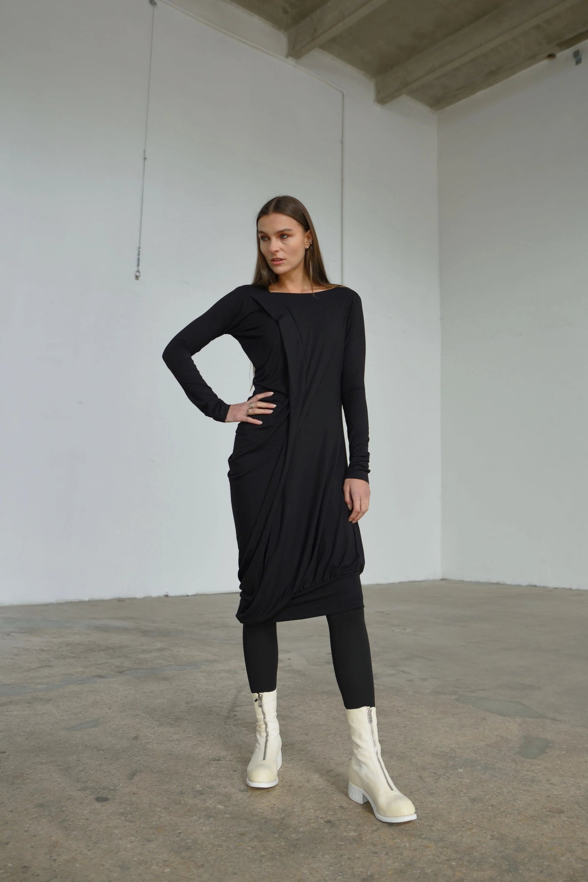 Elegant Budapest dress by SIMPLY MILA Modern Women's Clothing featuring a stylish, flowy design perfect for casual or dressy occasions.