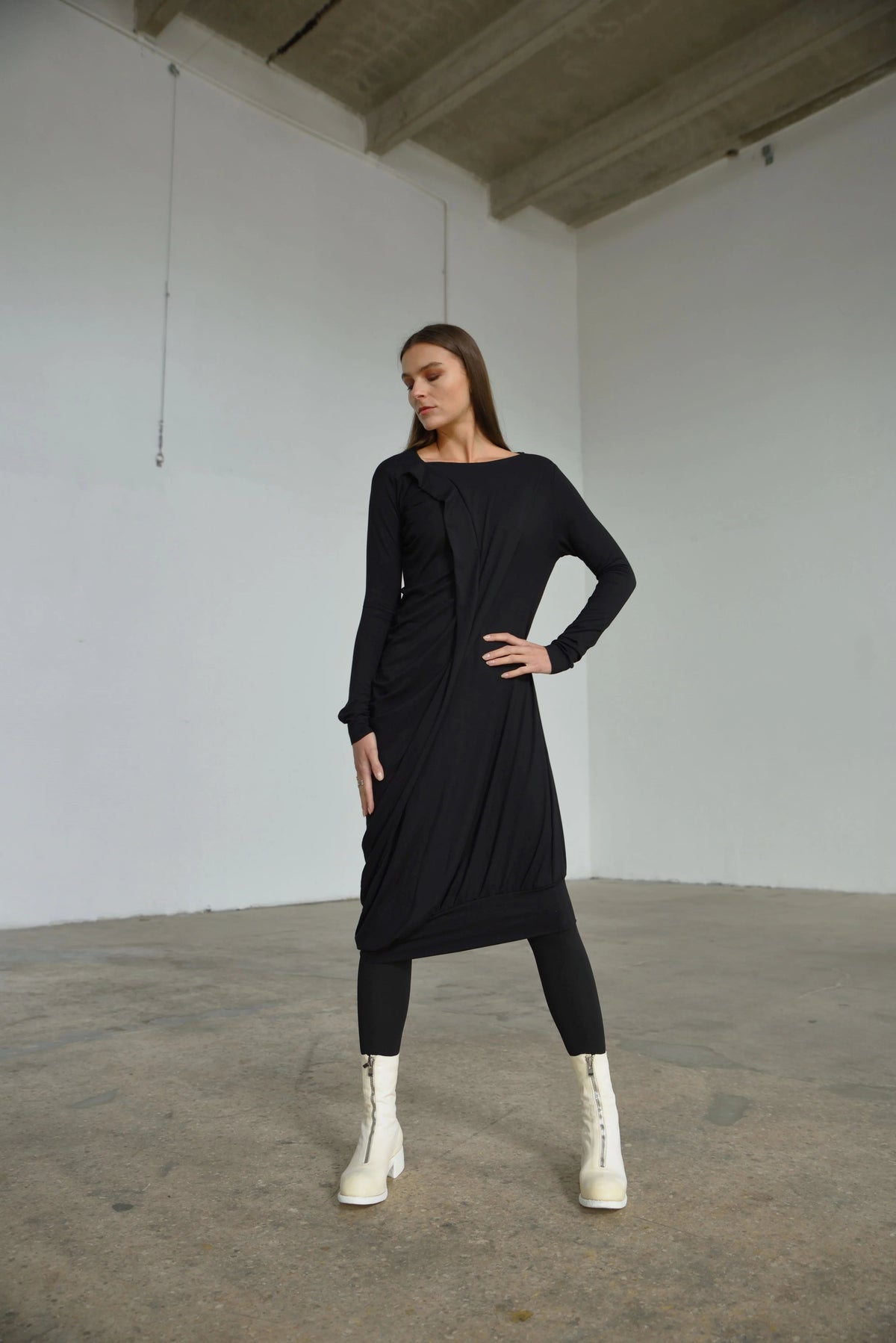 Elegant Budapest dress by SIMPLY MILA, featuring a stylish design perfect for modern women's fashion.