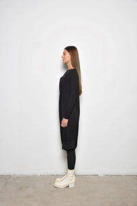 Elegant Budapest dress by SIMPLY MILA, featuring a stylish modern design for women, shown on a mannequin.