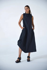 Black Imperial dress from SIMPLY MILA Modern Women's Clothing, stylish and elegant dress with a fitted silhouette.