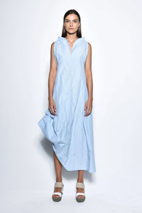 Front view of a SIMPLY MILA modern women's Imperial dress in a stylish design, showcasing its elegant fabric and fit.