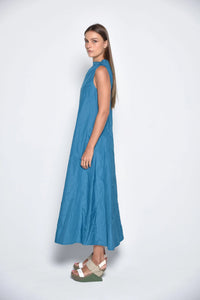 Dark ink-colored Imperial dress from SIMPLY MILA Modern Women's Clothing, showcasing a stylish, fitted dress with elegant design details.