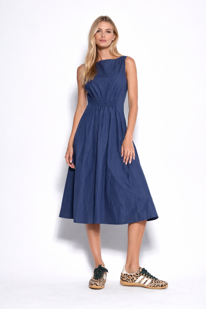 Elegant Jackie O dress by SIMPLY MILA Modern Women's Clothing, featuring a stylish design and flattering fit.
