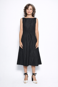 Elegant Jackie O dress by SIMPLY MILA Modern Women's Clothing, featuring a stylish silhouette and classic design.