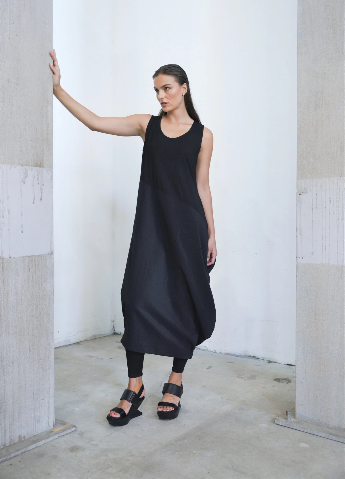 Sleeveless Babylon dress by SIMPLY MILA Modern Women's Clothing, featuring a stylish design and comfortable fit.