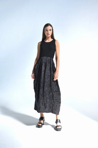 Sleeveless Hydra dress by SIMPLY MILA Modern Women's Clothing, featuring a stylish design and lightweight fabric.