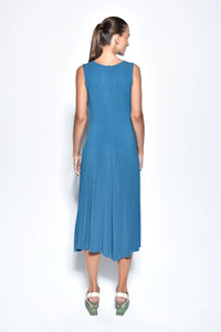 Simple navy pocket bags dress by SIMPLY MILA Modern Women's Clothing, featuring a relaxed fit and pocket details.