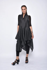 Black Juno dress by SIMPLY MILA Modern Women's Clothing, stylish dress with a fitted silhouette and elegant design.