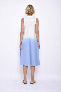 Katherine Ombre dress by SIMPLY MILA Modern Women's Clothing showcasing a stylish gradient design and flowing fabric.