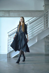 Simple black Nyx dress by SIMPLY MILA Modern Women's Clothing, featuring a stylish fit and elegant design.
