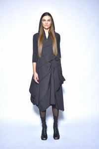 Simply Mila modern women's Nyx dress, stylish sleeveless dress with a fitted waist and flowy skirt, perfect for casual or dressy occasions.
