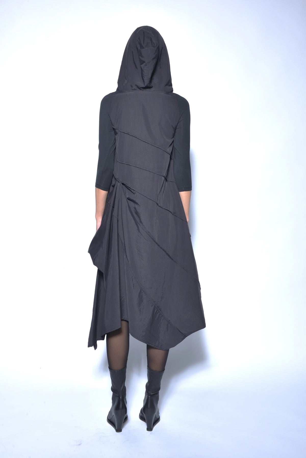 Simple black Nyx dress by SIMPLY MILA Modern Women's Clothing, featuring a stylish fit and elegant design.
