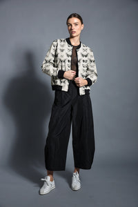SIMPLY MILA modern women's baseball jacket with a stylish design, featuring a classic fit and casual look.