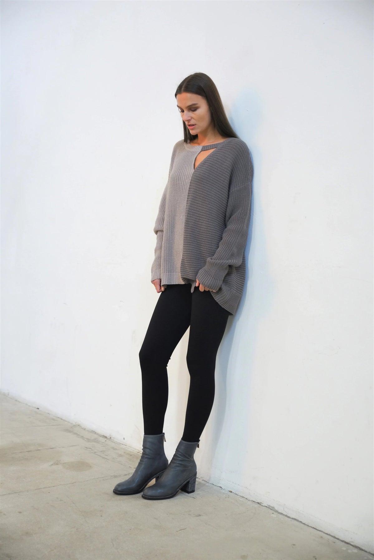 Portobello sweater by SIMPLY MILA, a modern women's sweater in soft knit fabric with a relaxed fit and stylish design.
