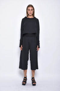 Front view of the SIMPLY MILA Zoe Top, a stylish women's clothing top with a modern design and comfortable fit.
