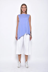 Front view of the Tessa Top by SIMPLY MILA, a stylish women's clothing top with a flattering fit and modern design.