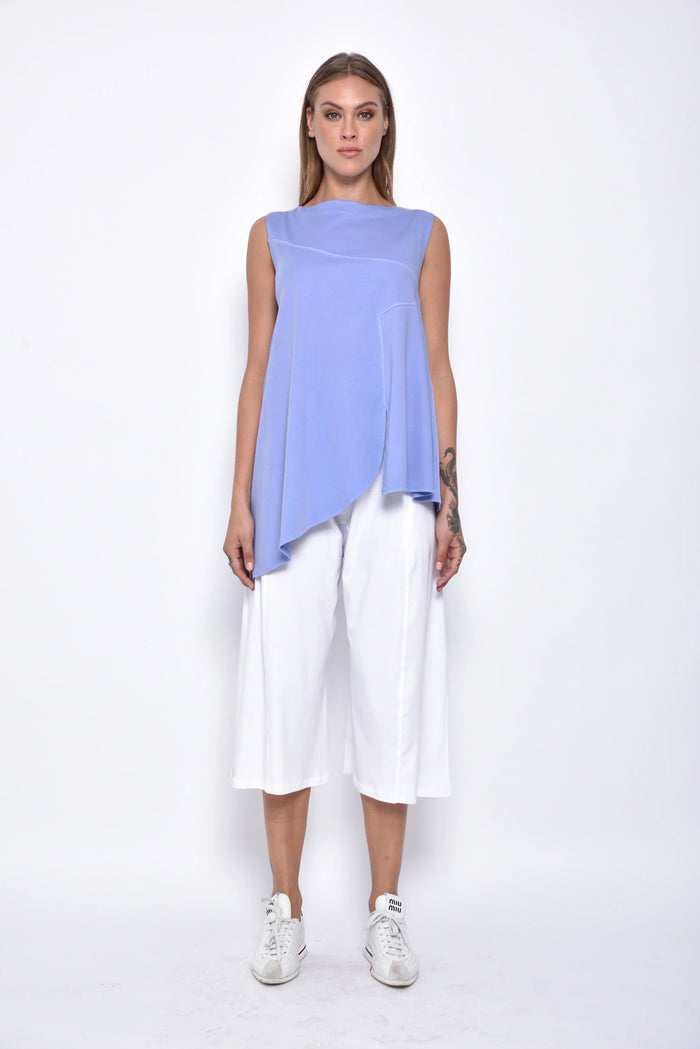 Front view of the Tessa Top by SIMPLY MILA, a stylish women's clothing top with a flattering fit and modern design.