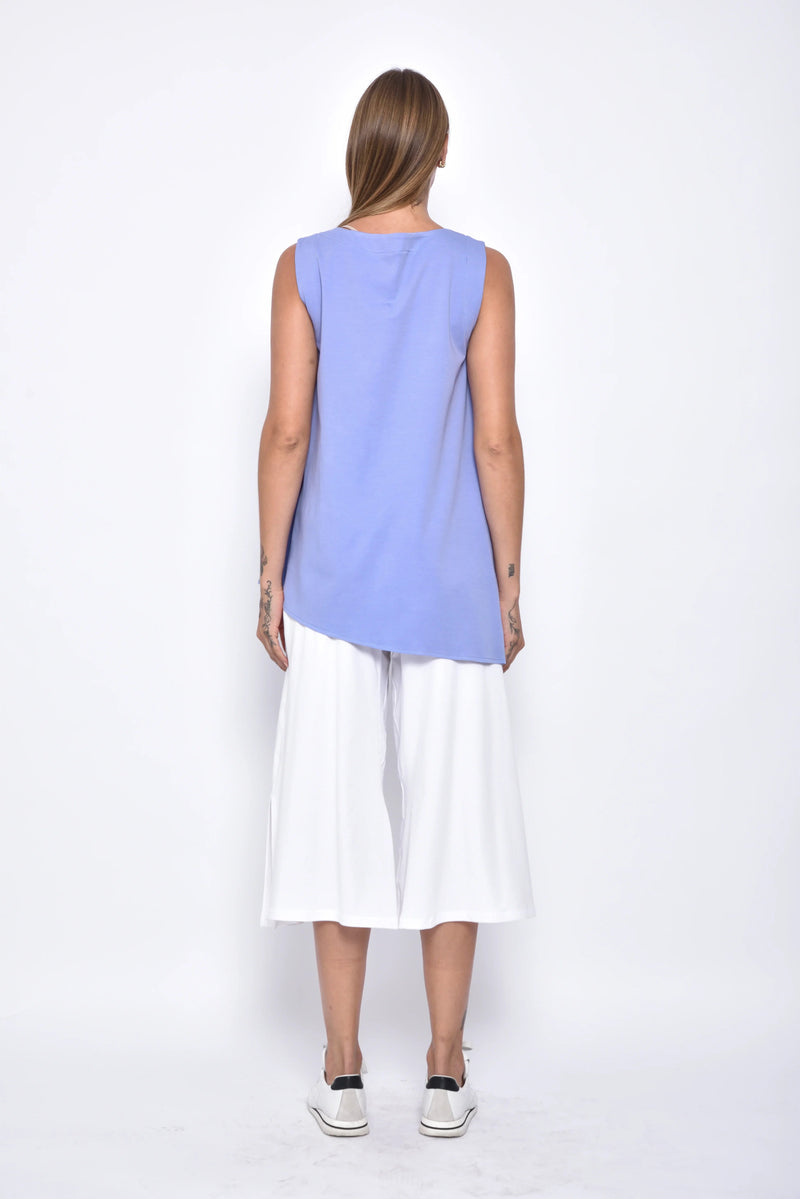 Back view of the SIMPLY MILA Tessa Top, a stylish women's blouse with a fitted silhouette and modern design.