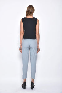 Simply Mila Dido top showing a stylish women's sleeveless blouse with a relaxed fit and modern design.