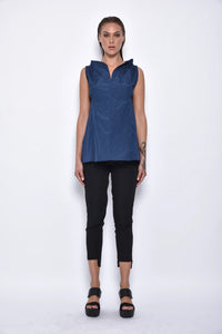 Simply Mila modern women's Imperial Top featuring a stylish, comfortable design in soft fabric, shown on a model.