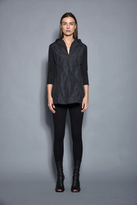 Reversible top from SIMPLY MILA Modern Women's Clothing, shown in a versatile design with different fabric sides visible.